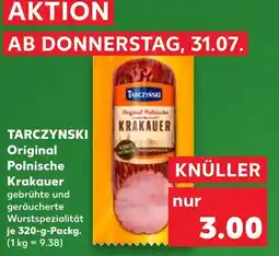 Kaufland Tarczynski original polnische krakauer Angebot