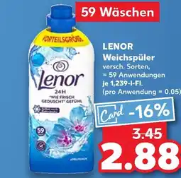 Kaufland Lenor weichspüler Angebot