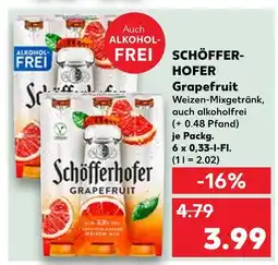 Kaufland Schöfferhofer grapefruit Angebot