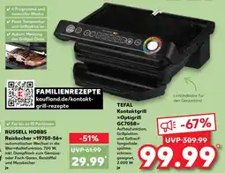 Kaufland Tefal kontaktgrill optigrill gc7058 Angebot