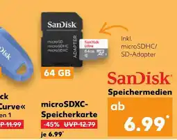 Kaufland Sandisk microsdxc-speicherkarte Angebot