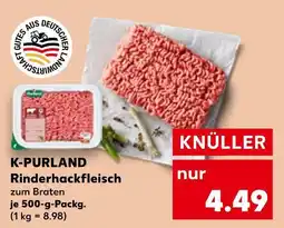 Kaufland K-purland rinderhackfleisch Angebot