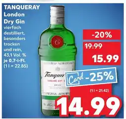 Kaufland Tanqueray london dry gin Angebot