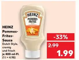 Kaufland Heinz pommes-frites-sauce Angebot