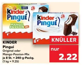 Kaufland Kinder pingui original Angebot