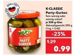 Kaufland K-classic party-gurken Angebot