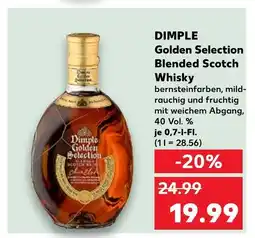 Kaufland Dimple golden selection blended scotch whisky Angebot