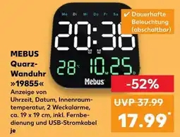 Kaufland Mebus quarz-wanduhr Angebot