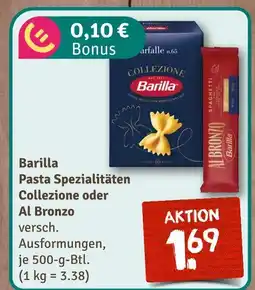 nahkauf Barilla pasta spezialitäten collezione Angebot