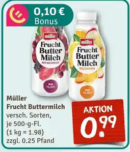 nahkauf Müller frucht buttermilch rote multifrucht Angebot