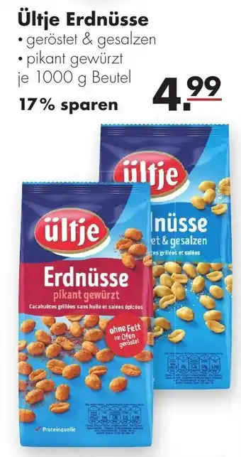 Handelshof ültje Erdnüsse 1000g Angebot