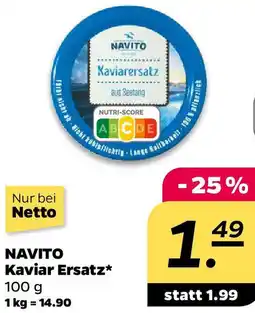 NETTO NAVITO Kaviar Ersatz Angebot
