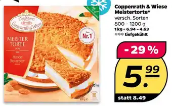 NETTO Coppenrath & Wiese Meistertorte Angebot