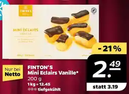 NETTO FINTON'S Mini Eclairs Vanille Angebot