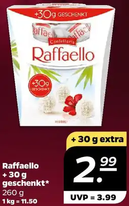 NETTO Raffaello +30 g geschenkt Angebot