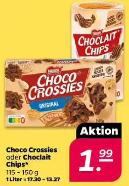 NETTO Choco Crossies oder Choclait Chips Angebot