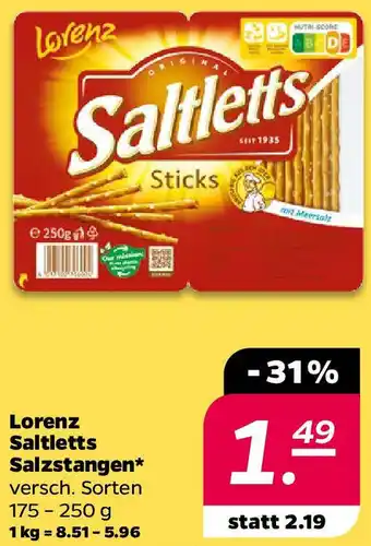 NETTO Lorenz Saltletts Salzstangen Angebot