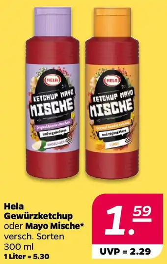 NETTO Hela Gewürzketchup oder Mayo Mische Angebot