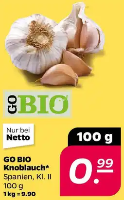 NETTO GO BIO Knoblauch Angebot