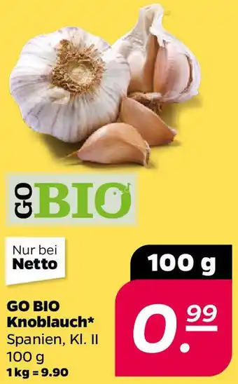 NETTO GO BIO Knoblauch Angebot