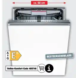 Ostermann Bosch Einbau-Geschirrspüler SMV46KX04E Angebot