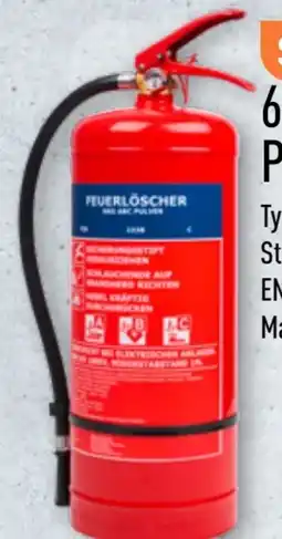Aldi Nord Smartwares Pulverlöscher BB6.4 Angebot