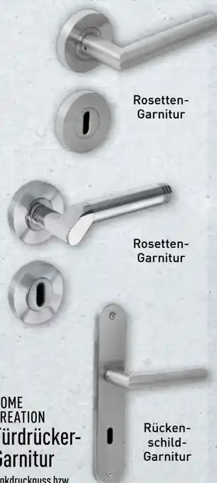 Aldi Nord Home Creation Türdrücker-Garnitur Angebot