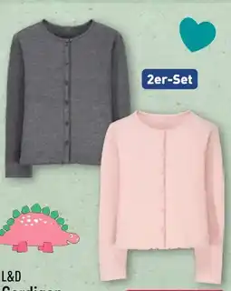 Aldi Nord L & D Mädchen Cardigan Angebot