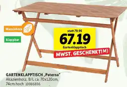 SCONTO GARTENKLAPPTISCH ,,Paterna" Angebot