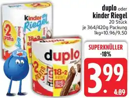 Edeka duplo oder kinder Riegel Angebot