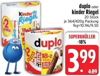 Edeka duplo oder kinder Riegel Angebot
