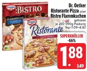 Edeka Dr. Oetker Ristorante Pizza oder Bistro Flammkuchen Angebot