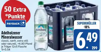 Edeka Adelholzener Mineralwasser Angebot