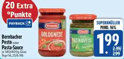 Edeka Bernbacher Pesto oder Pasta-Sauce Angebot