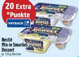 Edeka Nestlé Mix-in Smarties Dessert Angebot