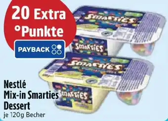 Edeka Nestlé Mix-in Smarties Dessert Angebot