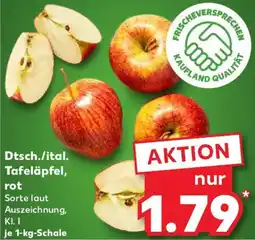 Kaufland Dtsch./ital. Tafeläpfel, rot Angebot