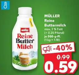 Kaufland MÜLLER Reine Buttermilch Angebot