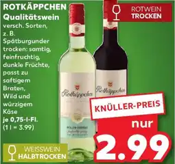 Kaufland ROTKÄPPCHEN Qualitätswein Angebot