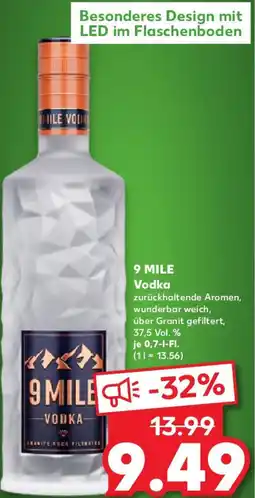 Kaufland 9 MILE Vodka Angebot
