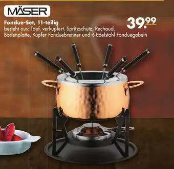 Handelshof Mäser Fondue-Set, 11 -teilig Angebot