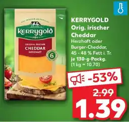 Kaufland KERRYGOLD Orig. irischer Cheddar Angebot