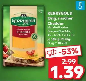 Kaufland KERRYGOLD Orig. irischer Cheddar Angebot