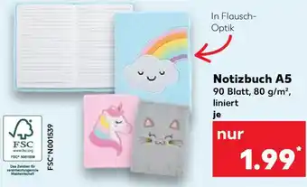 Kaufland Notizbuch A5 Angebot