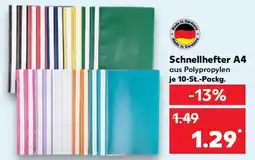Kaufland Schnellhefter A4 Angebot