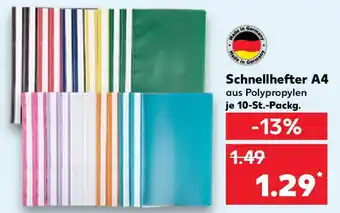 Kaufland Schnellhefter A4 Angebot