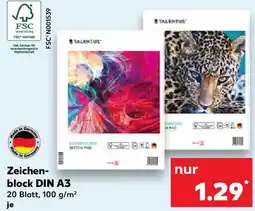 Kaufland Zeichenblock DIN A3 Angebot