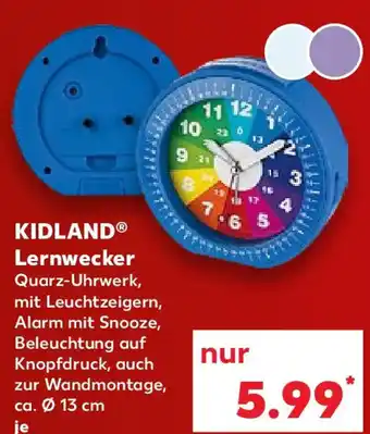 Kaufland KIDLAND Lernwecker Angebot