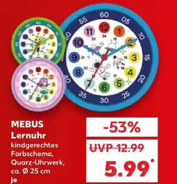 Kaufland MEBUS Lernuhr Angebot