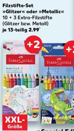 Kaufland Filzstifte-Set >>Glitzer« oder »Metallic<< Angebot